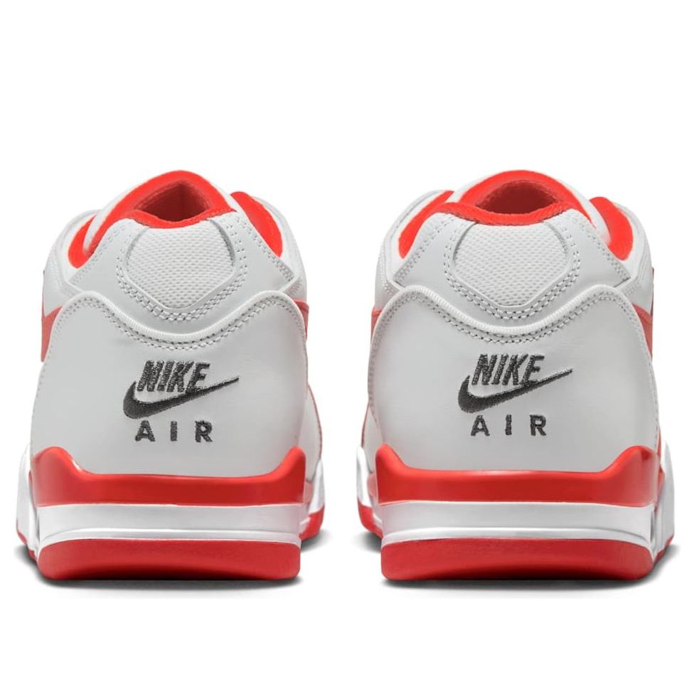 Nike Air Flight 89 Low 'Pure Platinum Picante Red' HJ4484-001