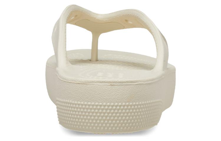 (WMNS) Crocs Classic Platform Flip (Beige) 207714-2Y2