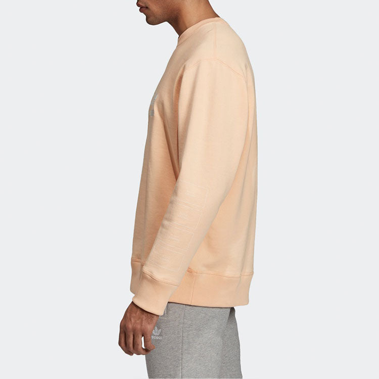 adidas originals Kaval Crew Casual Cozy Round Neck Pullover Orange EB4092