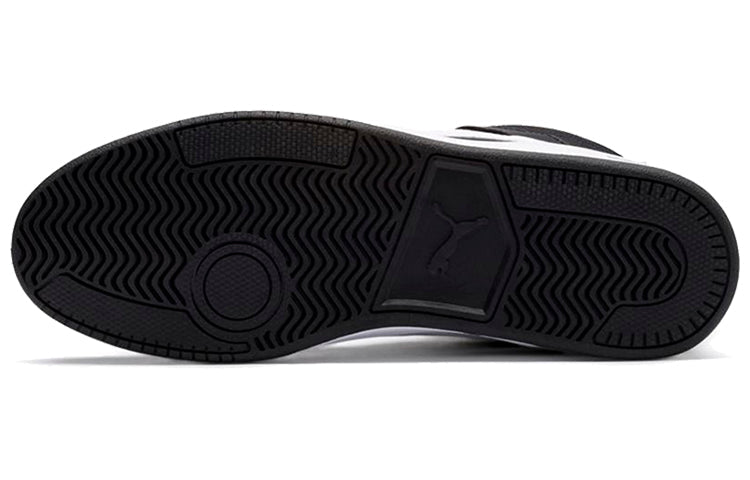 (WMNS) PUMA Rebound Street V2 Fur 'Black White' 363717-05