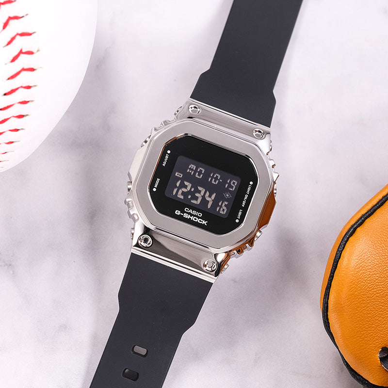 CASIO G-Shock Digital 'Black Silver' GM-S5600-1PR