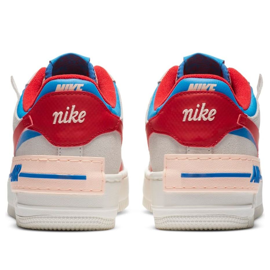 (WMNS) Nike Air Force 1 Shadow 'Sail Royal Red' CU8591-100