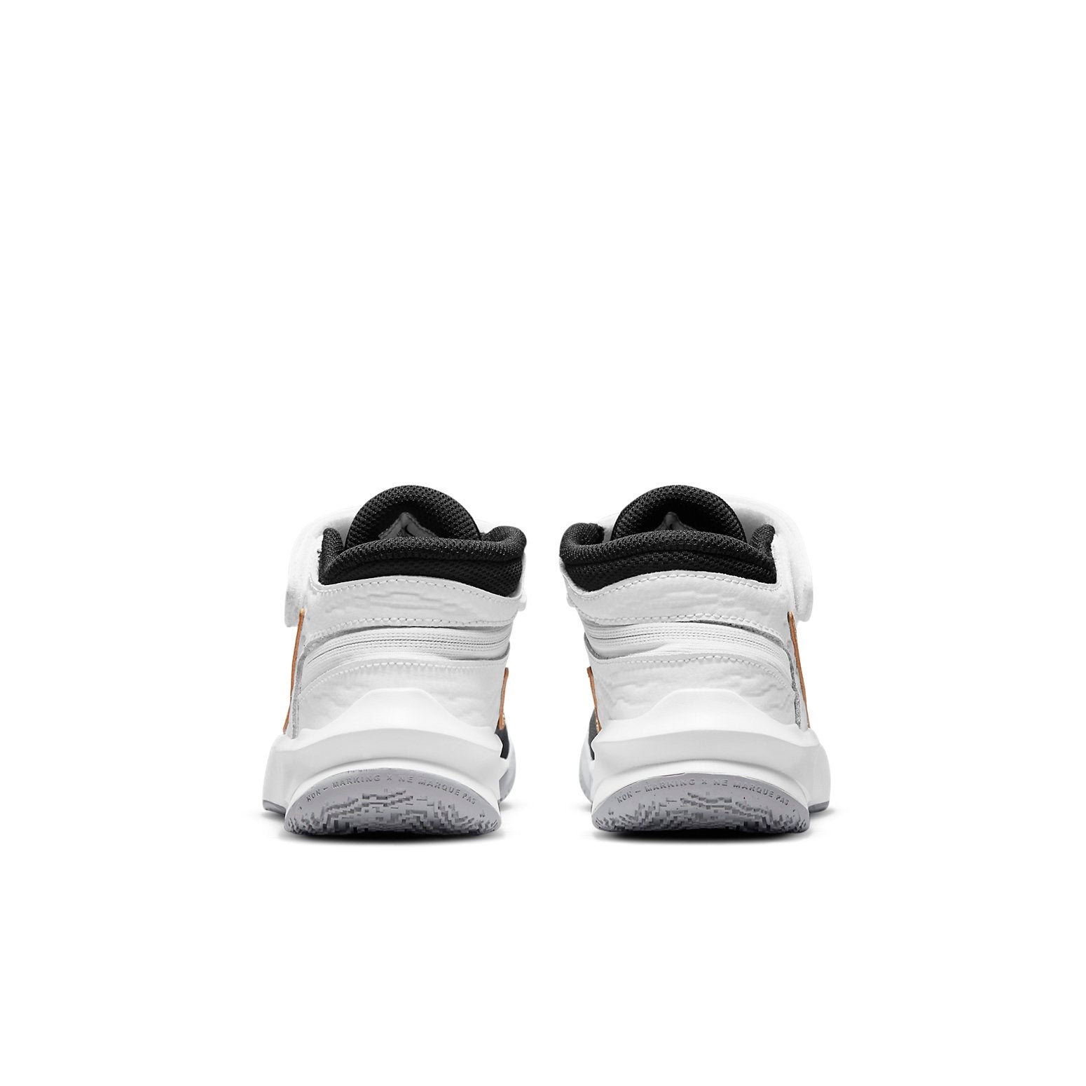 (PS) Nike Team Hustle D 10 FlyEase 'Black White Gold' DD7302-002