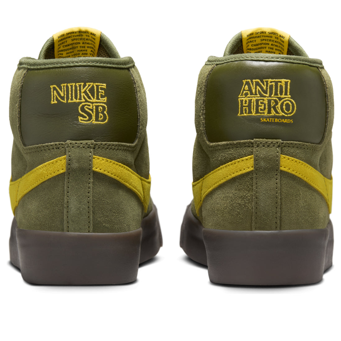 Nike x AntiHero SB Blazer Mid 'Rough Green Amarillo' HM5838-300