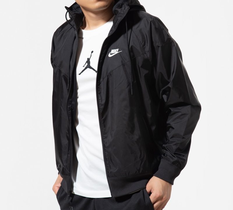 Nike Outdoor Sports Zipper Windproof Casual Jacket Black AR2192-010