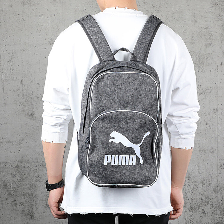 PUMA Originals Retro Woven Backpack 'Grey White' 076652-02