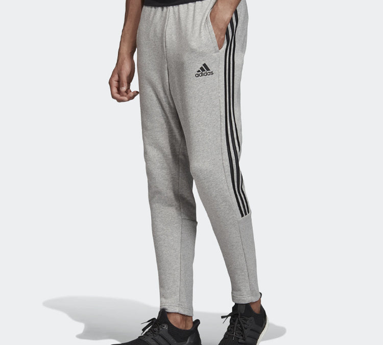 adidas Stripe Training Sports Long Pants Gray DQ1443