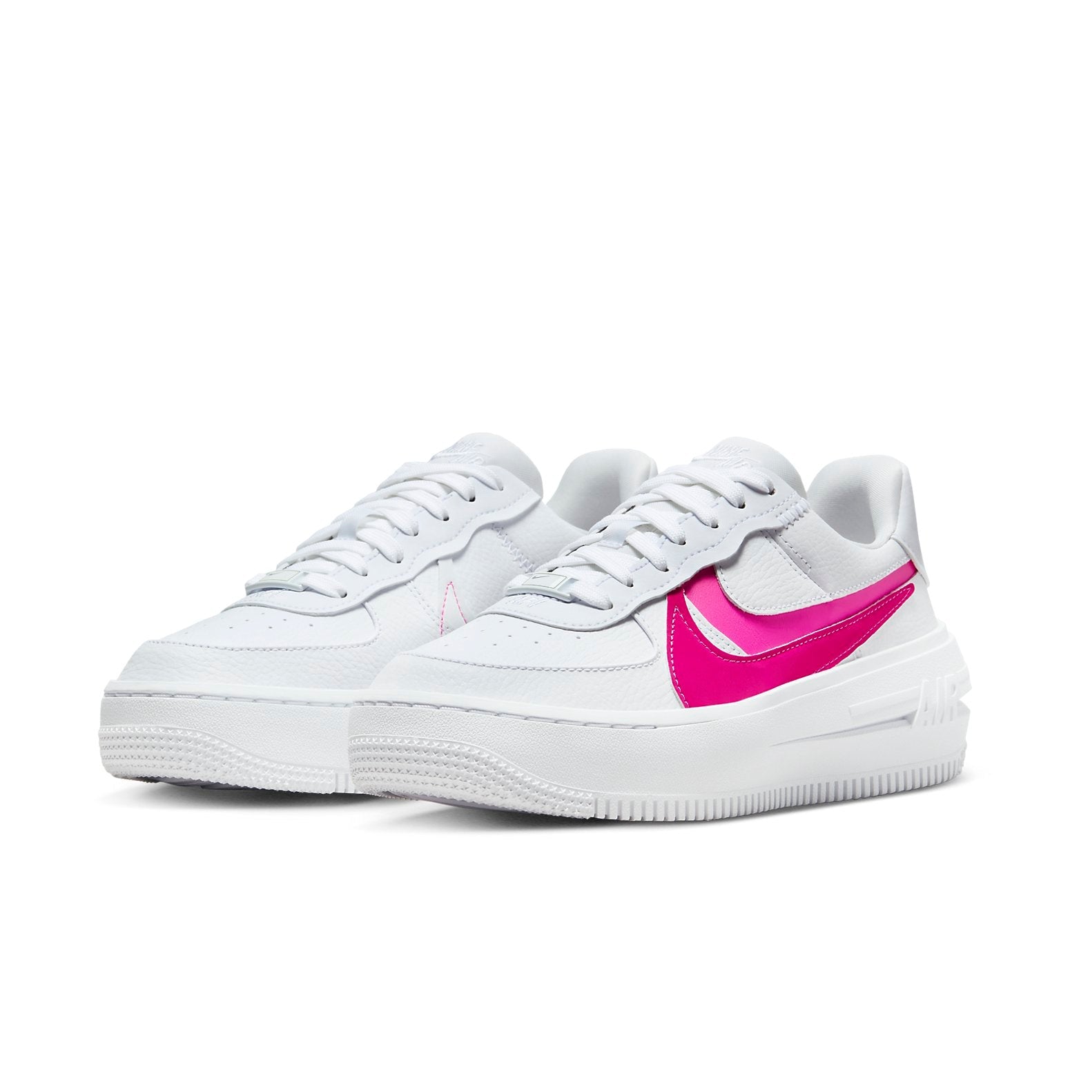 (WMNS) Nike Air Force 1 PLT.AF.ORM 'White Fireberry' FJ2986-100