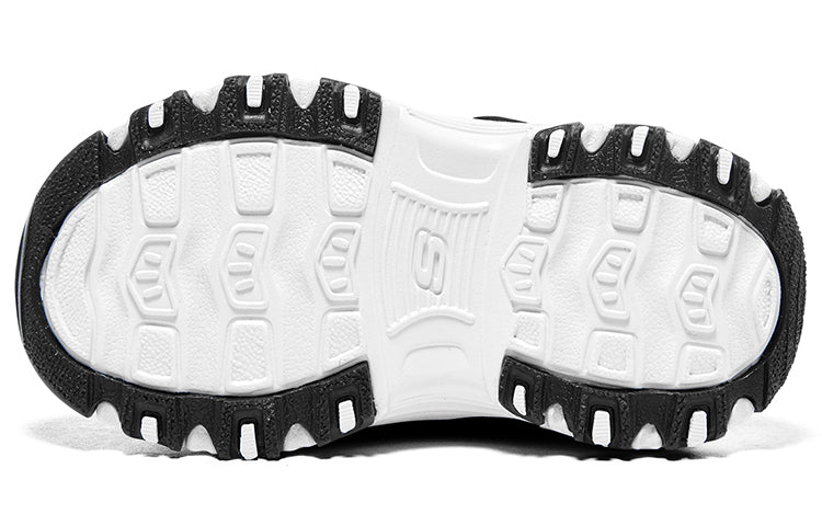 (GS) Skechers D'Lites Shoes 'Black White' 405221N-BKW