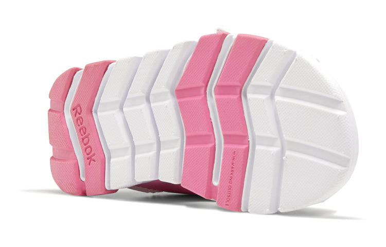 (PS) Reebok Wave Glider 3 Velcro Minimalistic Casual Pink White Sandals 'Pink Blue' EH0215