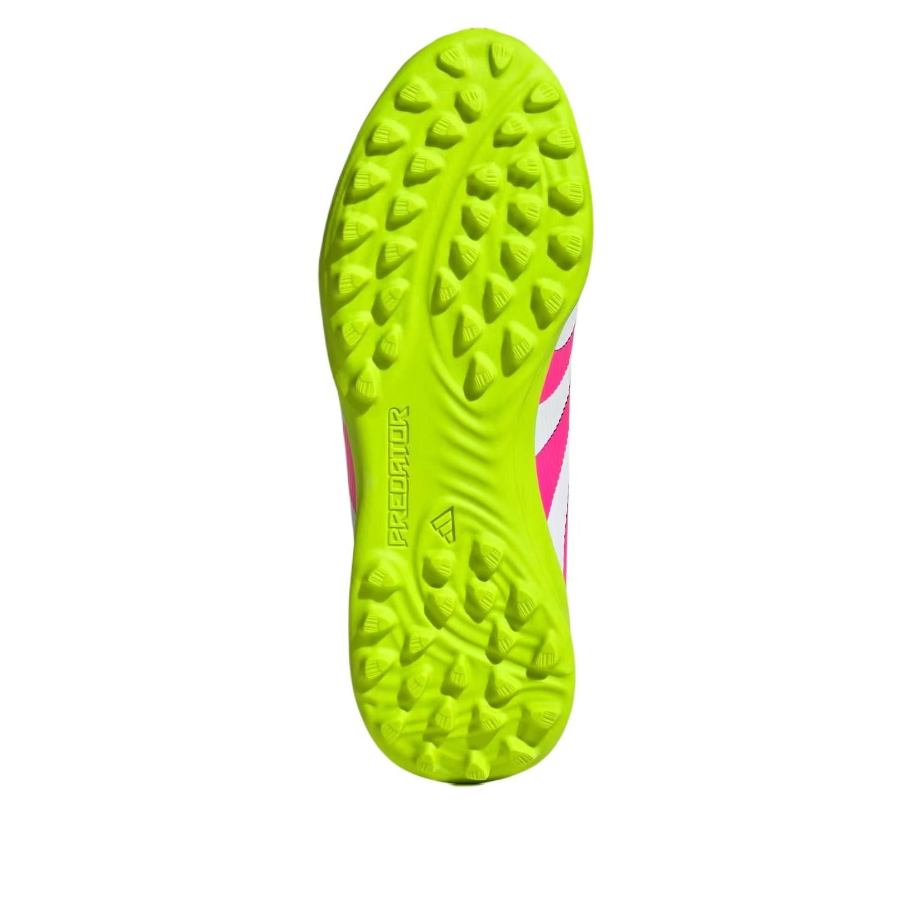 (GS) adidas Predator League Laceless Turf 'Cloud White Lucid Pink Lucid Lemon' ID3816