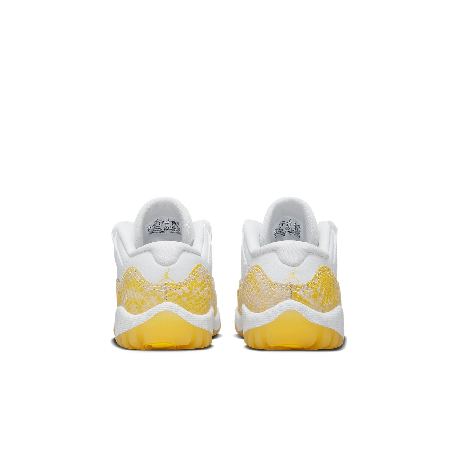 (TD) Air Jordan 11 Retro Low 'Yellow Snakeskin' 645107-107