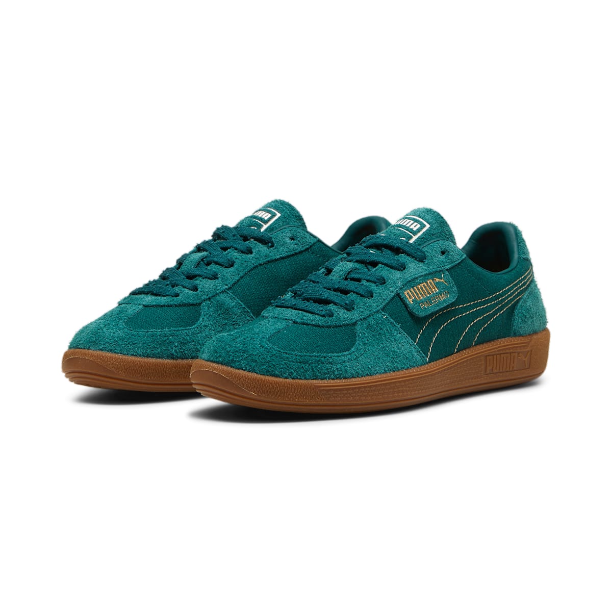 (WMNS) Puma Palermo Texture 'Dark Myrtle Gold' 398523-01