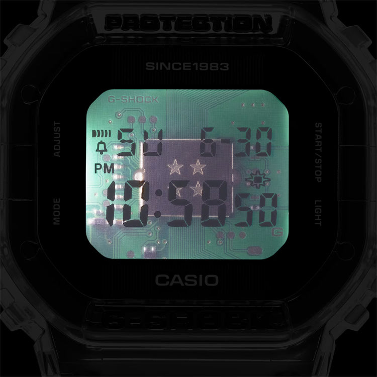 CASIO G-shock Digital 'Clear Metalic' DWE-5640RX-7JR