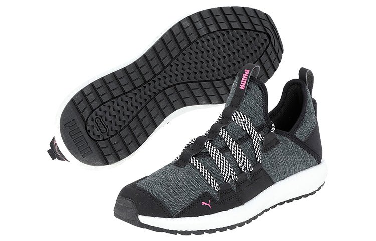 (WMNS) PUMA Mega Nrgy Trail Low Running Shoes Black/Grey/White 191202-03