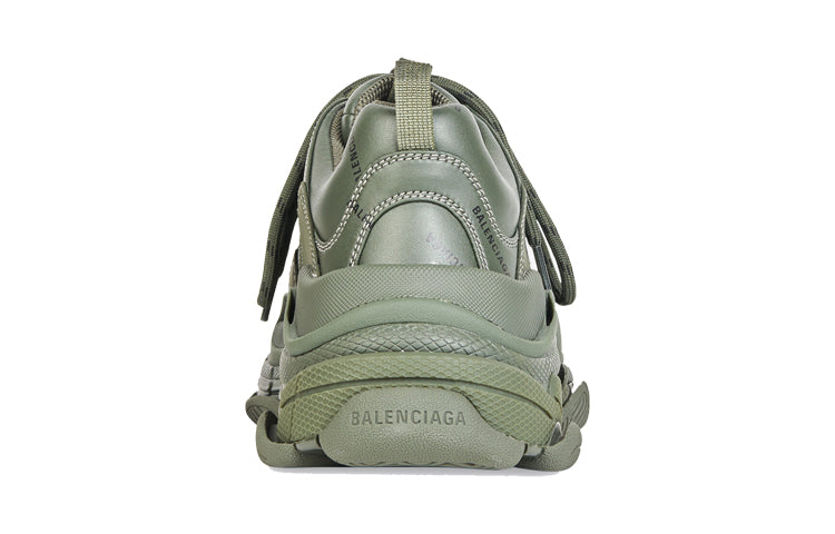 Balenciaga Triple S 'Allover Logo - Dark Green' 536737W2FA13510