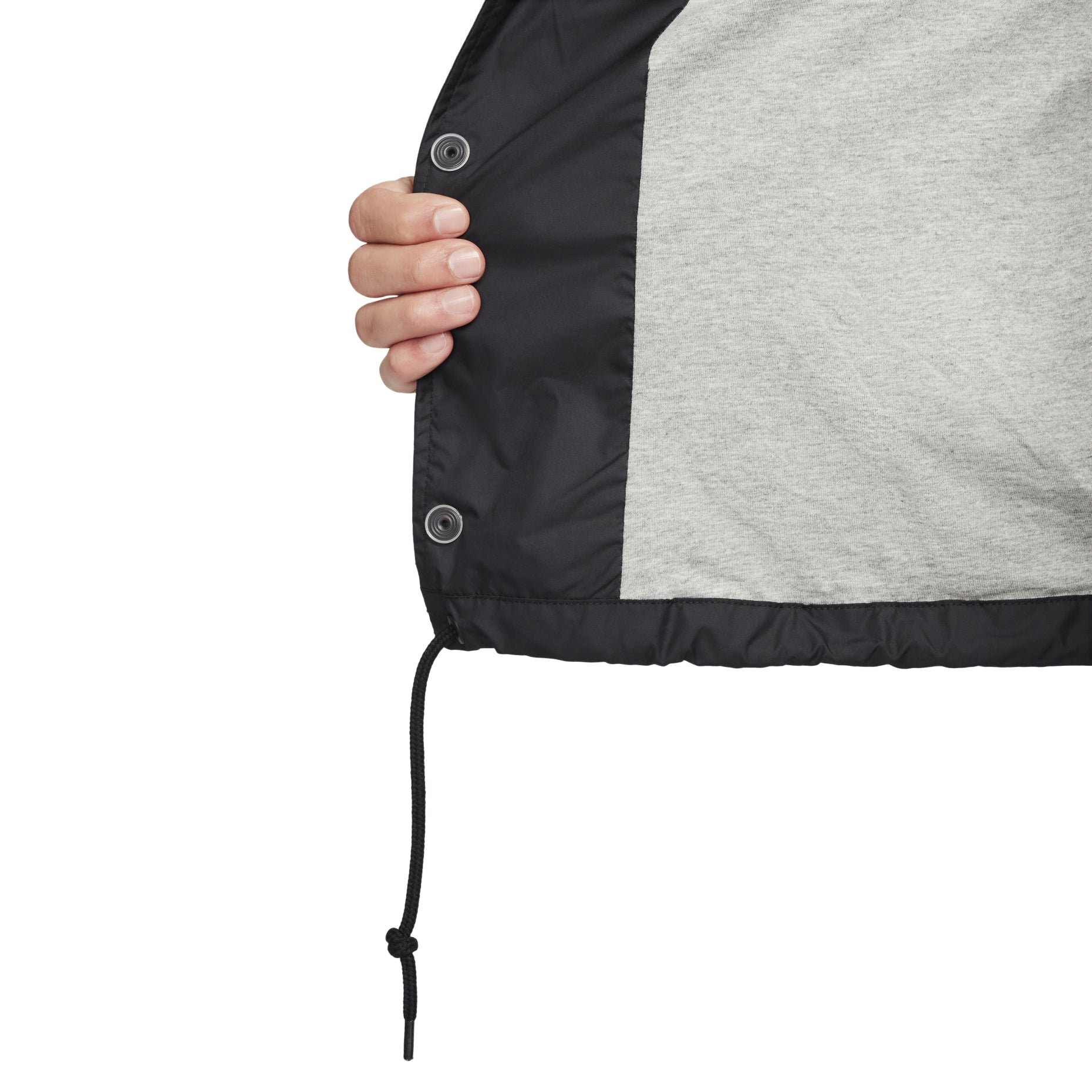 Nike Club Coaches' Jacket Asia Sizing 'Black White' FN3317-010