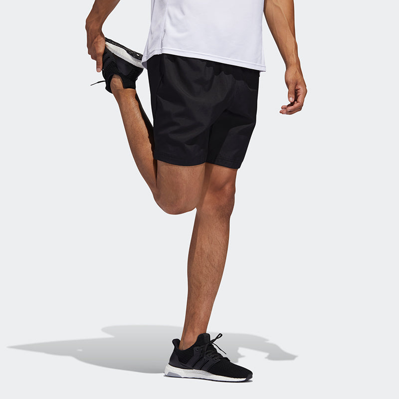 adidas RUN IT 3S SHORT Running Sports Shorts Black FK1939