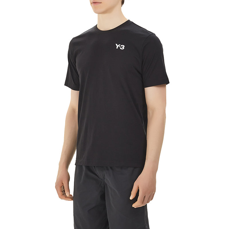 Y-3 Round Neck Pullover Printing Short Sleeve Unisex Black FN5721