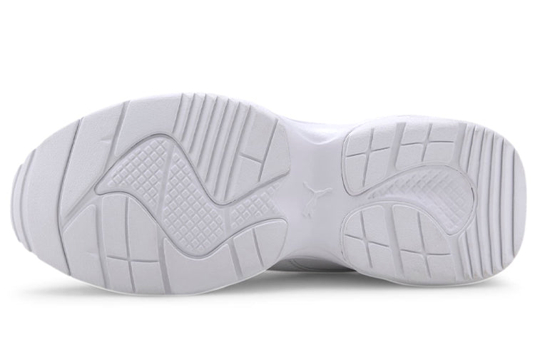 (WMNS) PUMA Cilia Mode Mesh Running Shoes White/Yellow 371124-03