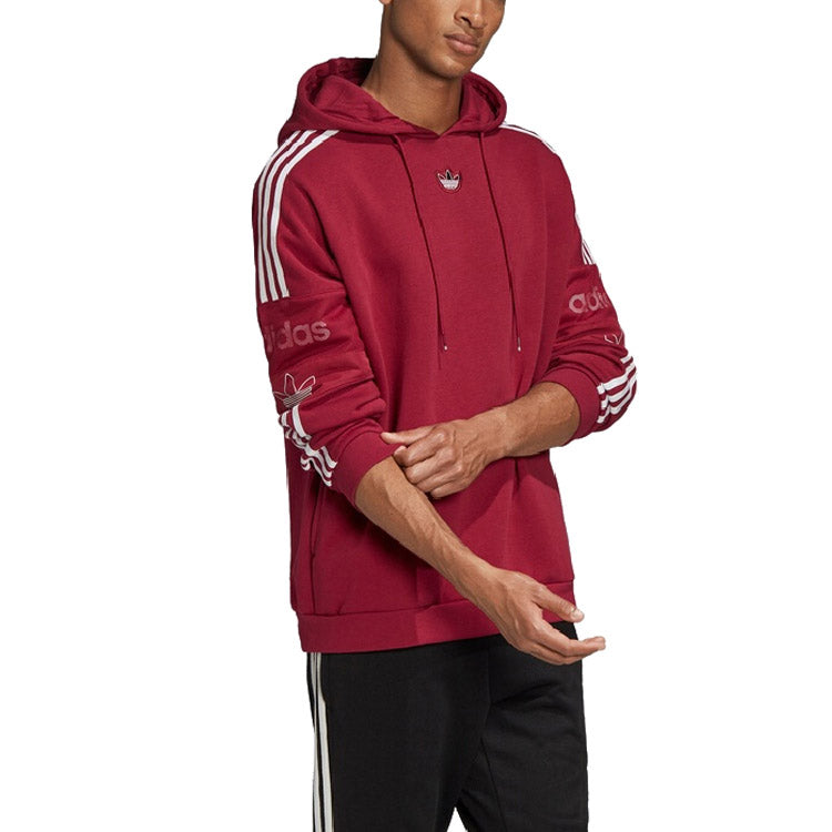 adidas originals Ts Trf Hoody Fleece Lined Red ED7116