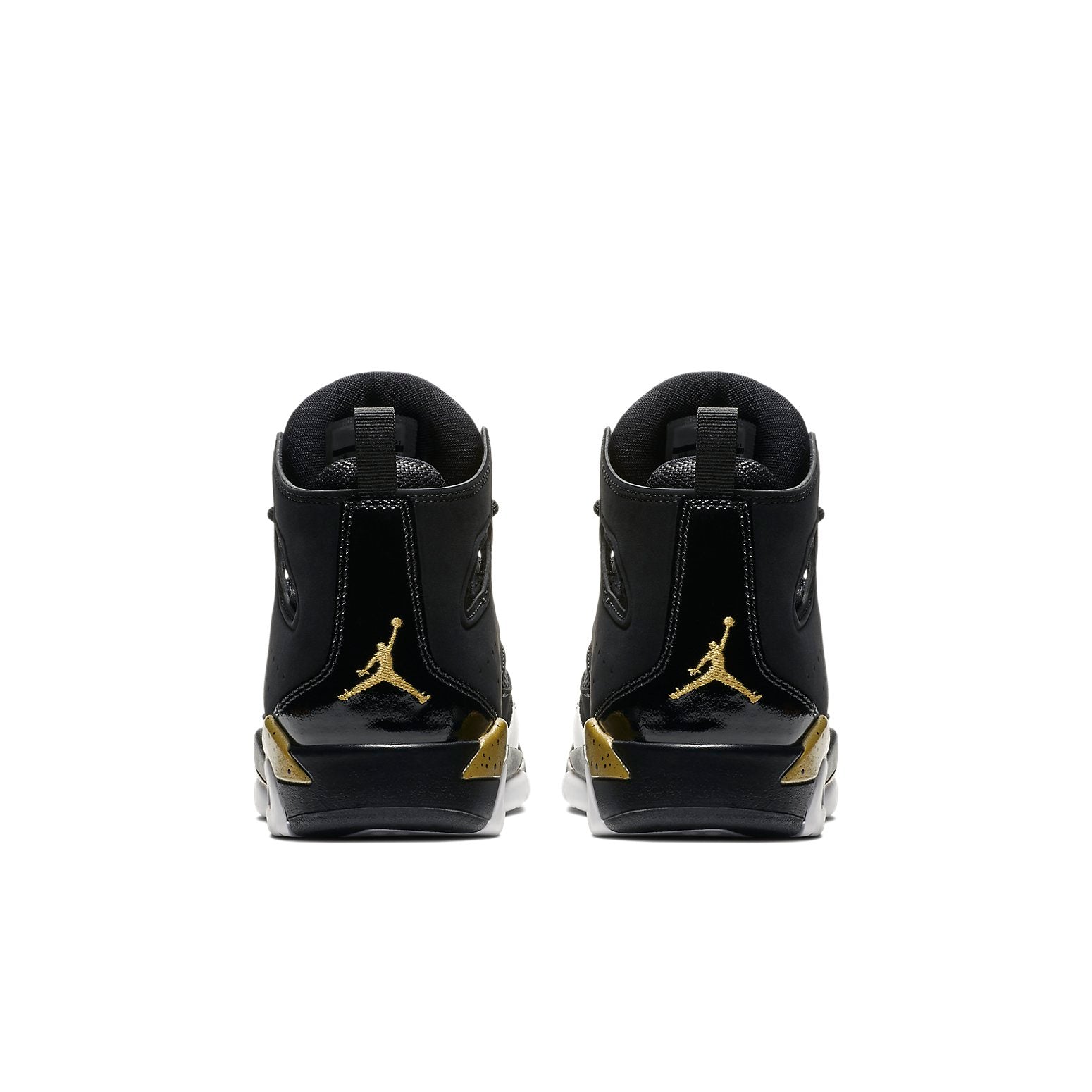 (GS) Air Jordan Flight Club 91 'Black Metallic Gold' 555472-031