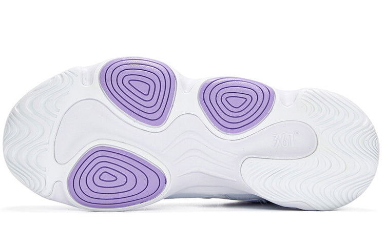 (WMNS) 361 Degrees Basketball Shoes 'White Purple' 581931118-1