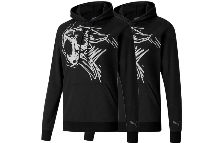 PUMA Performance Graphic Training Hoodie 'Black' 519447-01