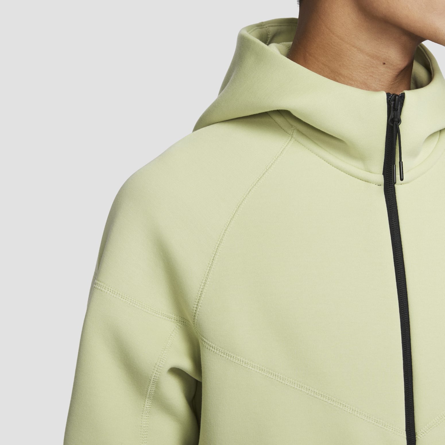 Nike Tech Fleece Full-Zip Windrunner Hooded Jacket Asia Sizing 'Yellow Green' FB7922-371