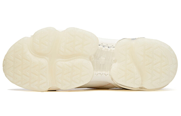 (WMNS) ANTA Running Series Sneakers Full Cushion 'Ivory White' 922025556-18