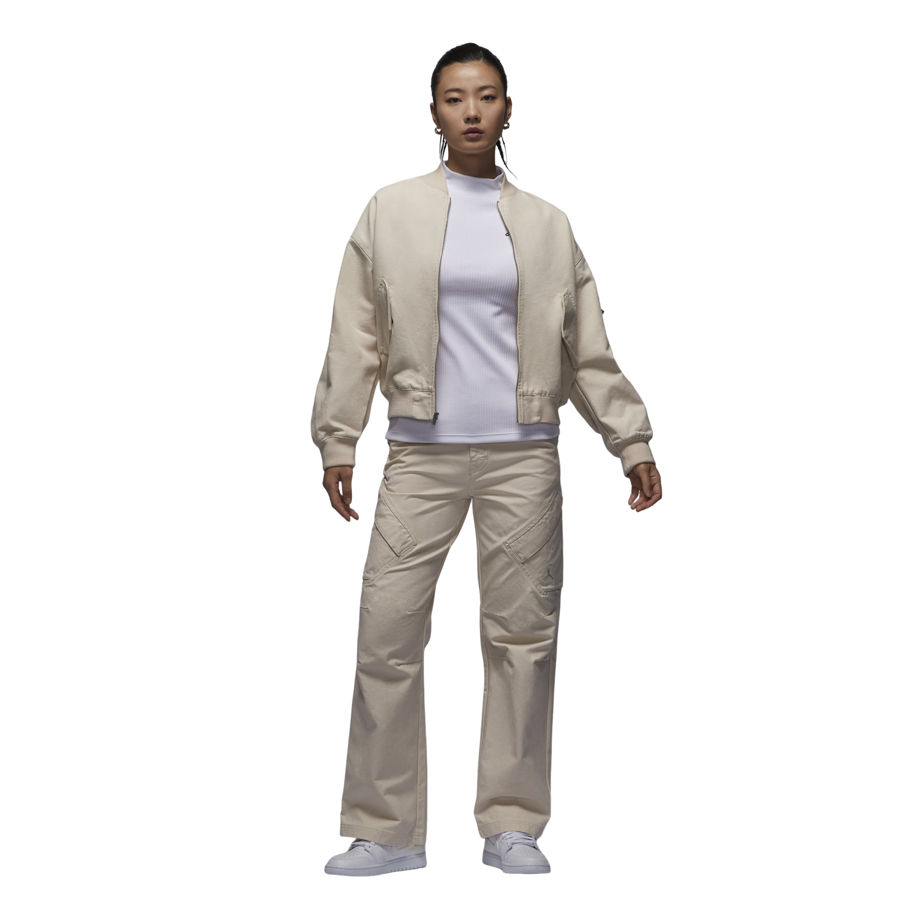 (WMNS) Air Jordan Renegade Jacket Asia Sizing 'Light Brown' FV7147-203