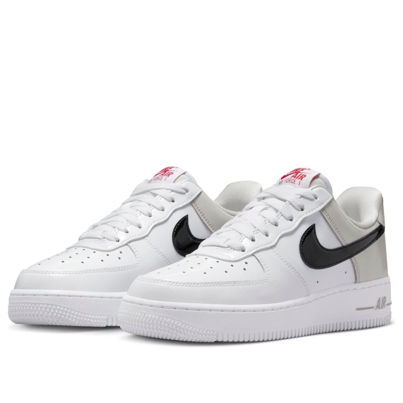 (WMNS) Nike Air Force 1 '07 Essential 'White Iron Ore Patent' DQ7570-001
