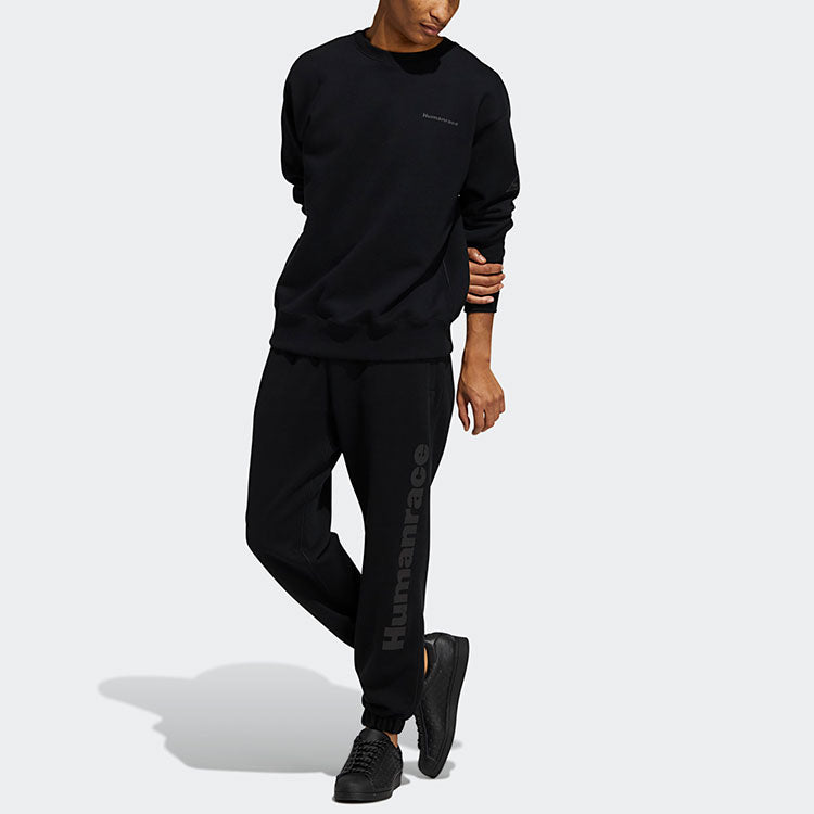 adidas originals x Fei Dong Pw Bas Crew Sports Ribbed Round Neck Pullover Unisex Black GT4329