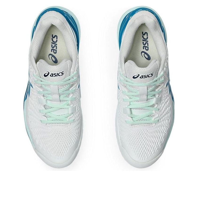 (WMNS) ASICS Gel-Resolution 9 'White Teal Blue' 1042A208-102