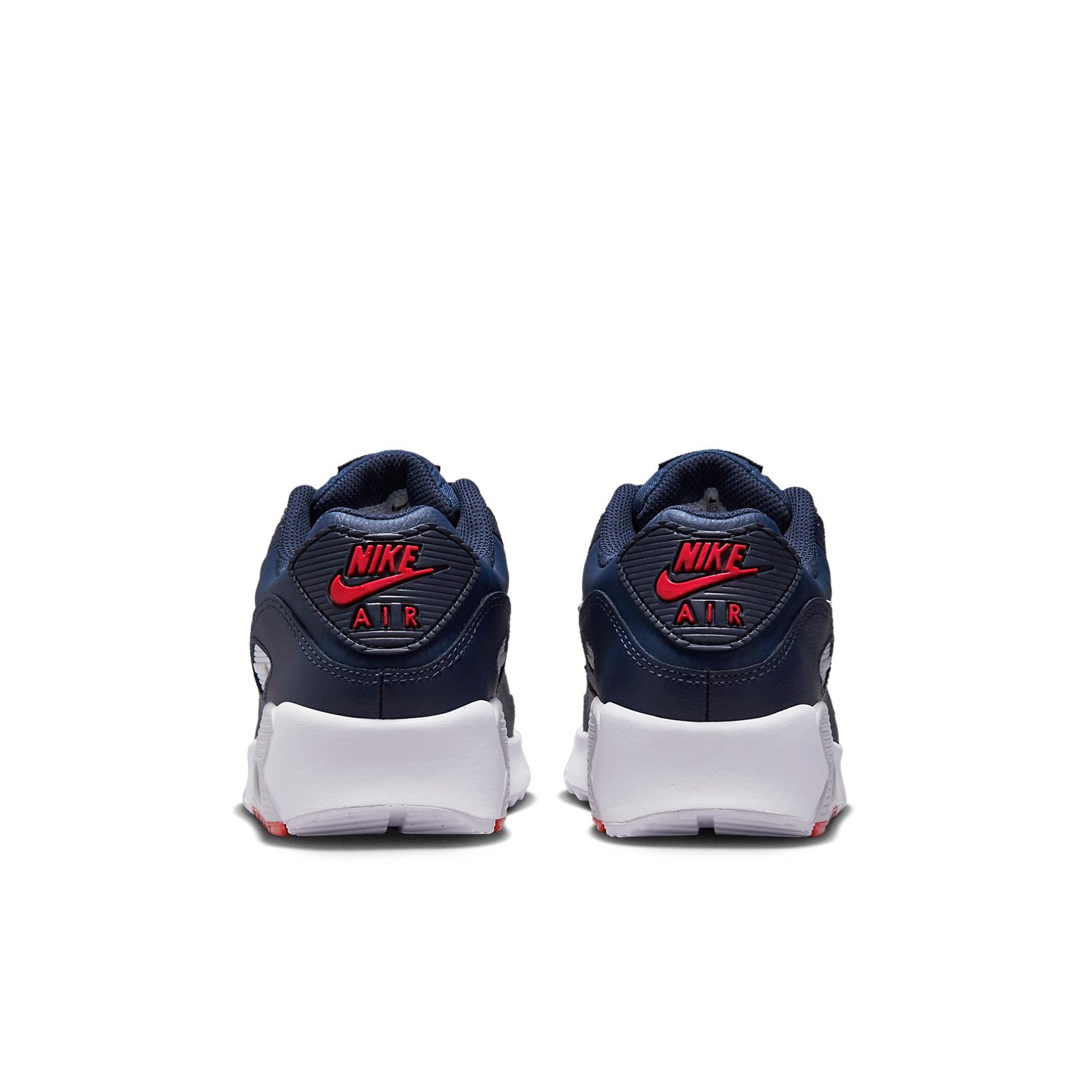 (GS) Nike Air Max 90 Leather 'Obsidian Track Red' DV3607-400