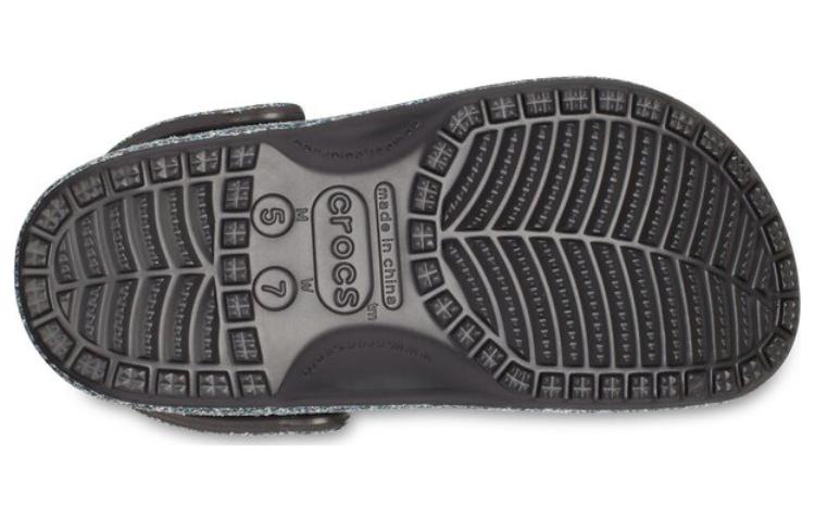 Crocs Classic Glitter Clogs 'Silver Multi' 205942-0C4