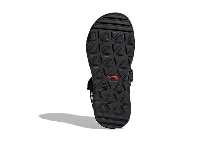 (GS) adidas Captain Toey K Sandals Black FX4203