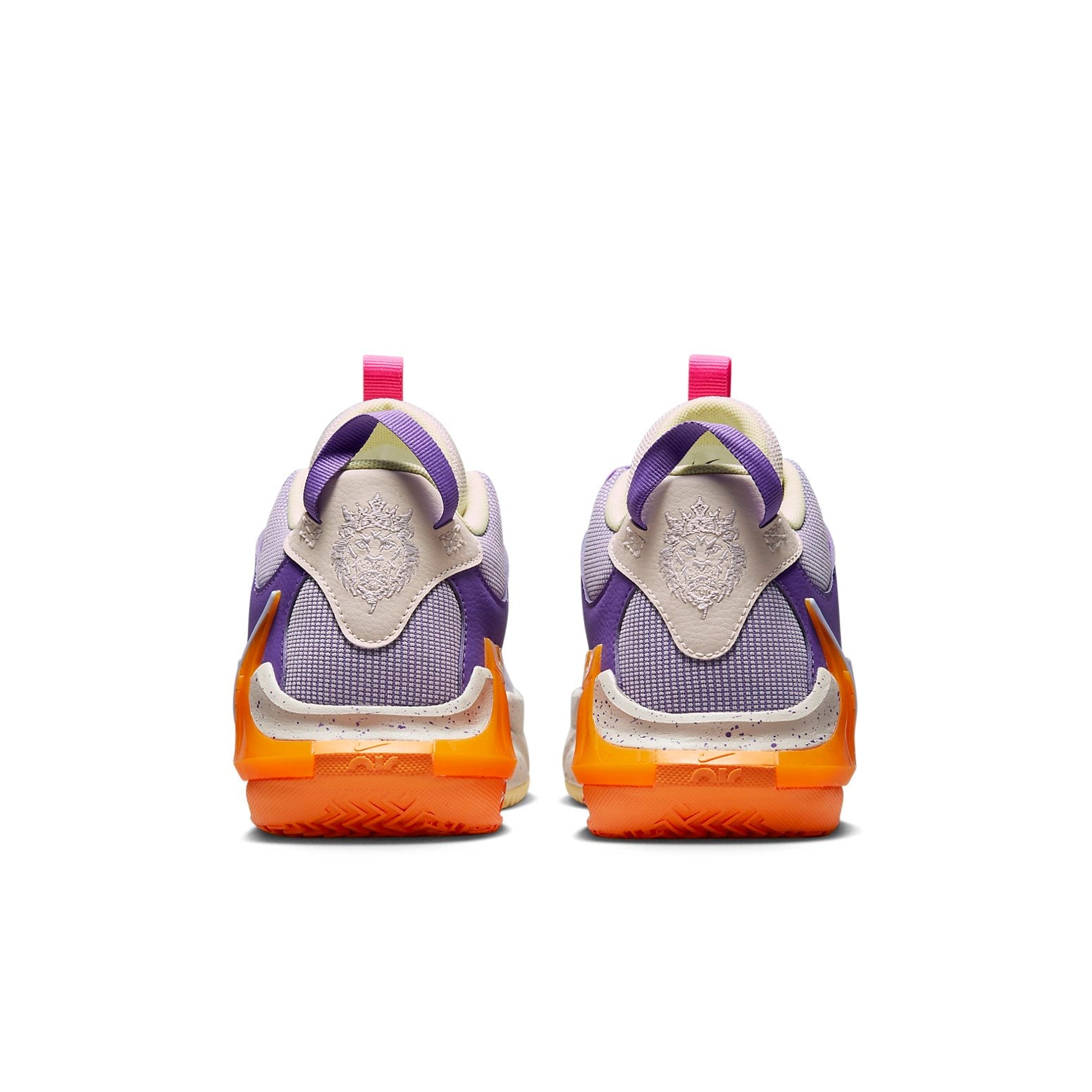 (GS) Nike LeBron Witness 7 'Action Grape Vivid Orange' DQ8650-101