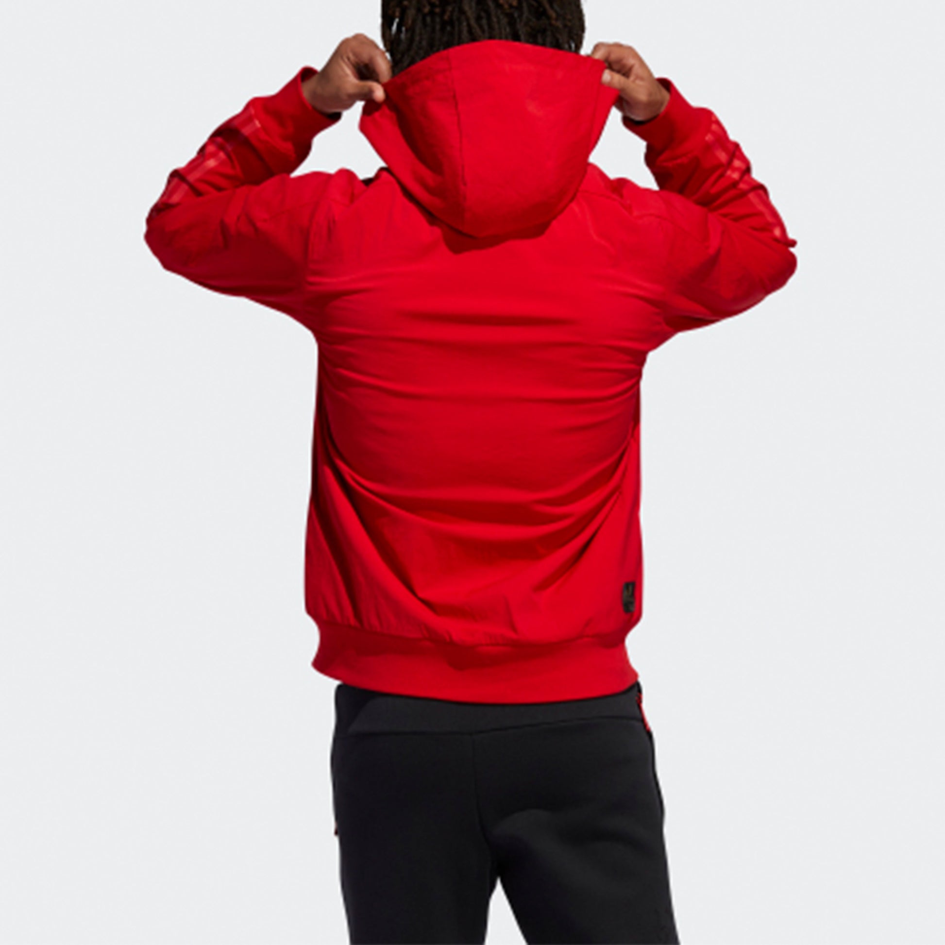 adidas CNY TT Casual Sports Hooded Jacket Red FU6224