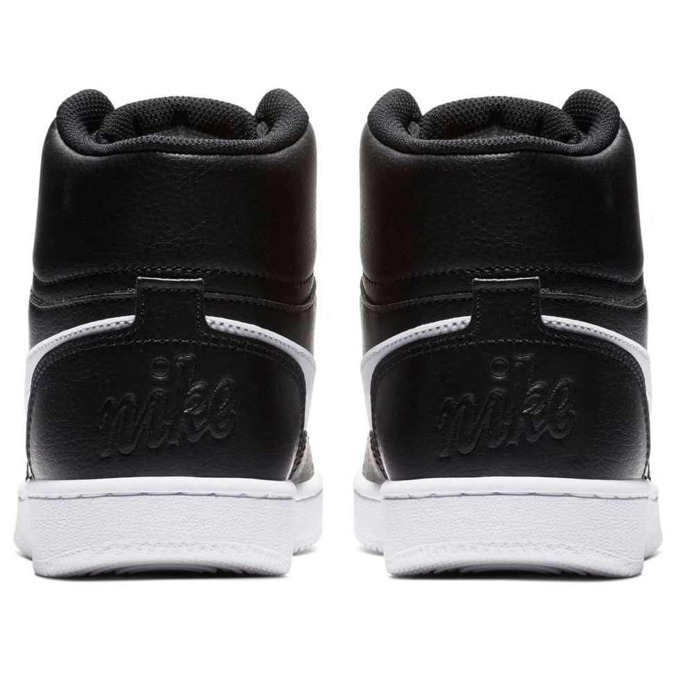 (WMNS) Nike Ebernon Mid 'Black White' AQ1778-001
