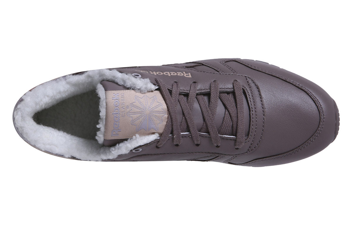 (WMNS) Reebok Classic Leather Running Shoes Purple DV5088
