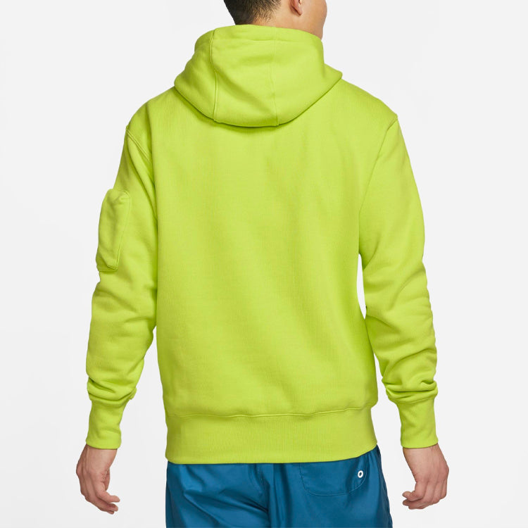 Nike Men's Sportswear Airmoji Ft W Cartoon Patch Sports Hooded Pullover For Green DA8738-389