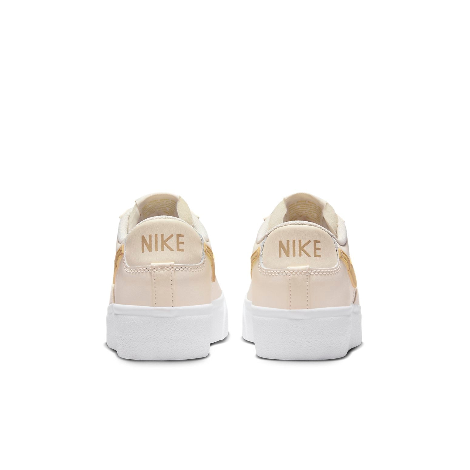 (WMNS) Nike Blazer Low Platform 'Pale Ivory Saturn Gold' DJ0292-113