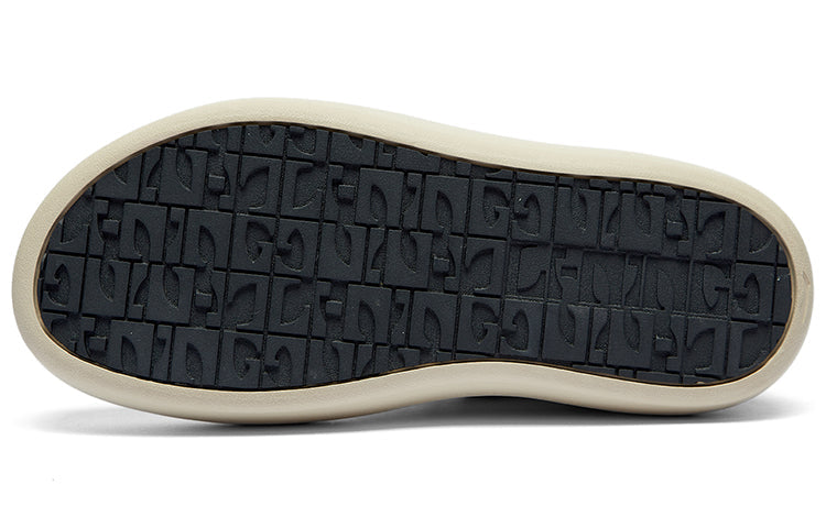 (WMNS) Li-Ning Puff Platform 'Black Beige' AZGT026-5