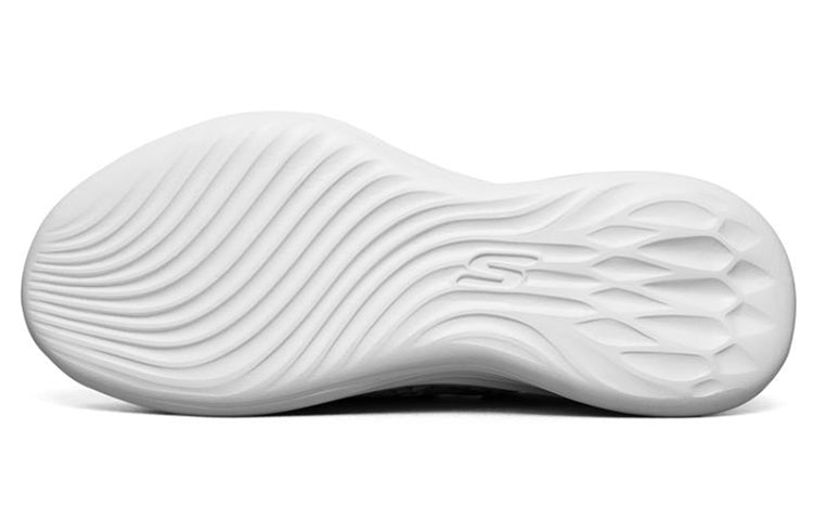 (WMNS) Skechers You Wave Running Shoes Gray/White 132000-GRY