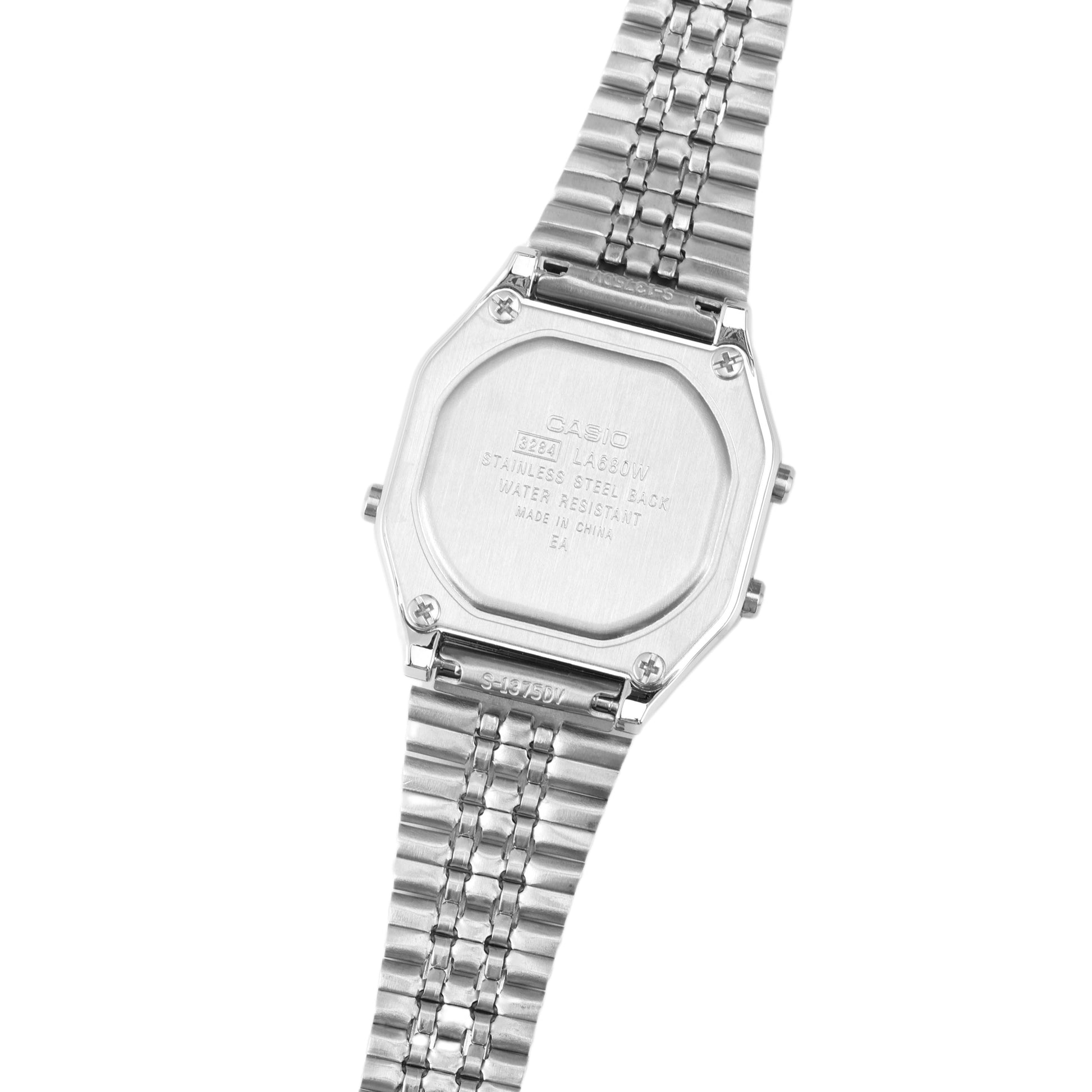 Casio Standard Classic Retro Digital Watch 'Silver Black' LA680WA-1B
