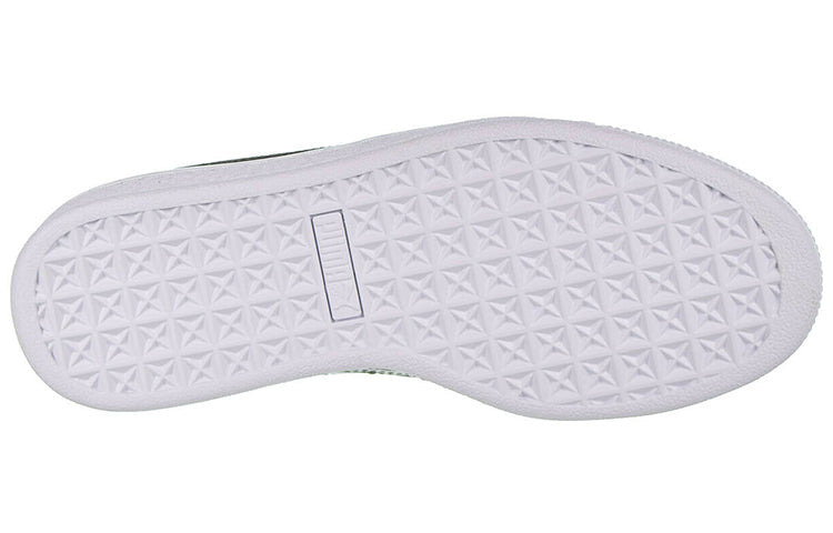 (WMNS) PUMA Basket Heart Patent Silver/Grey 363073-12