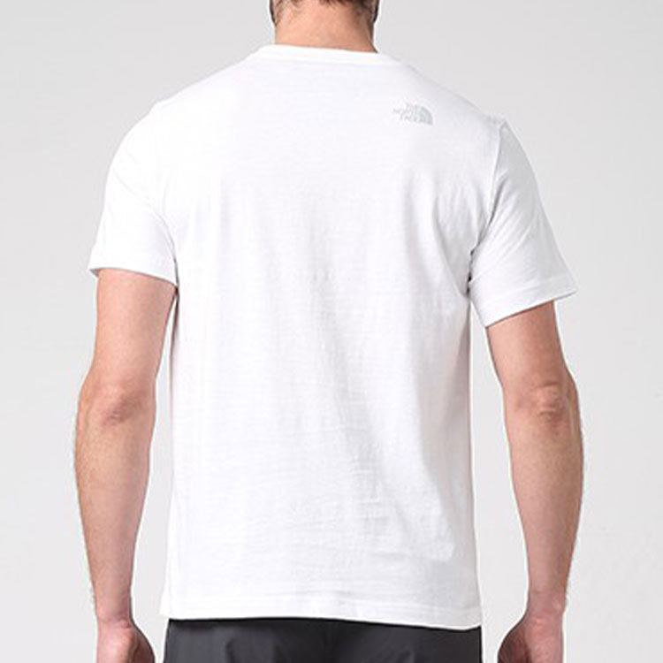 Men's THE NORTH FACE Outdoor Sports Short Sleeve White NF00A9UP-FN4