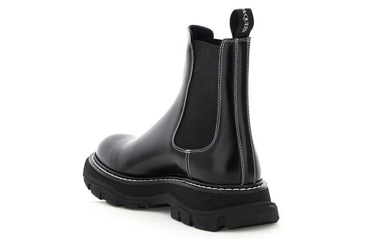 Alexander McQueen Tread Chelsea Boots 'Black' 625229WHZ8D1053