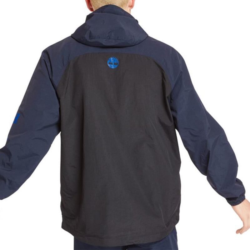 Men's Timberland Sleeve Logo Large Pocket Jacket Navy Blue A1Z8GW89